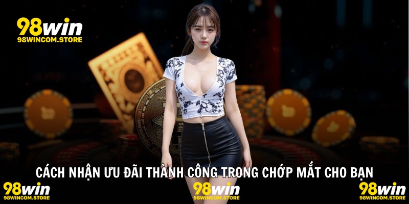 Cách nhận ưu đãi thành công trong chớp mắt cho bạn